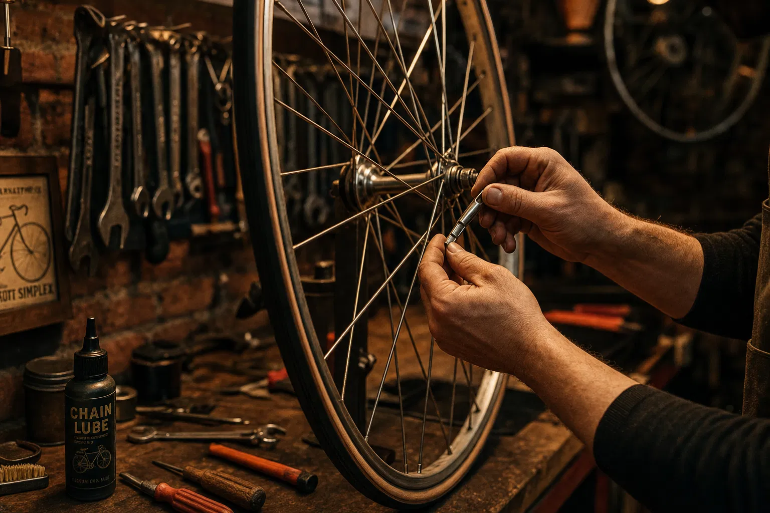 Taller de restauración de bicis en Madrid